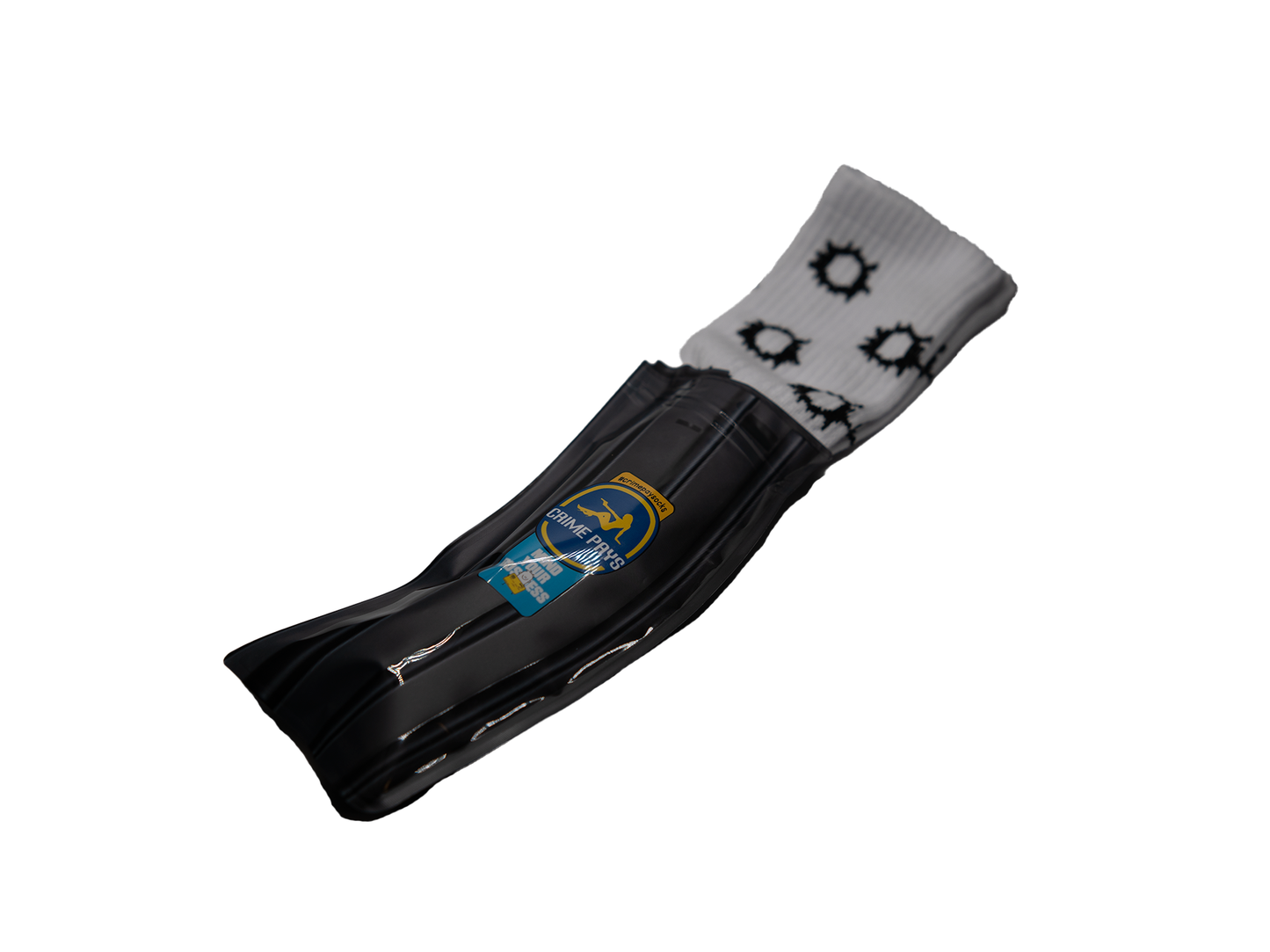 Bullet Hole Socks & Magazine